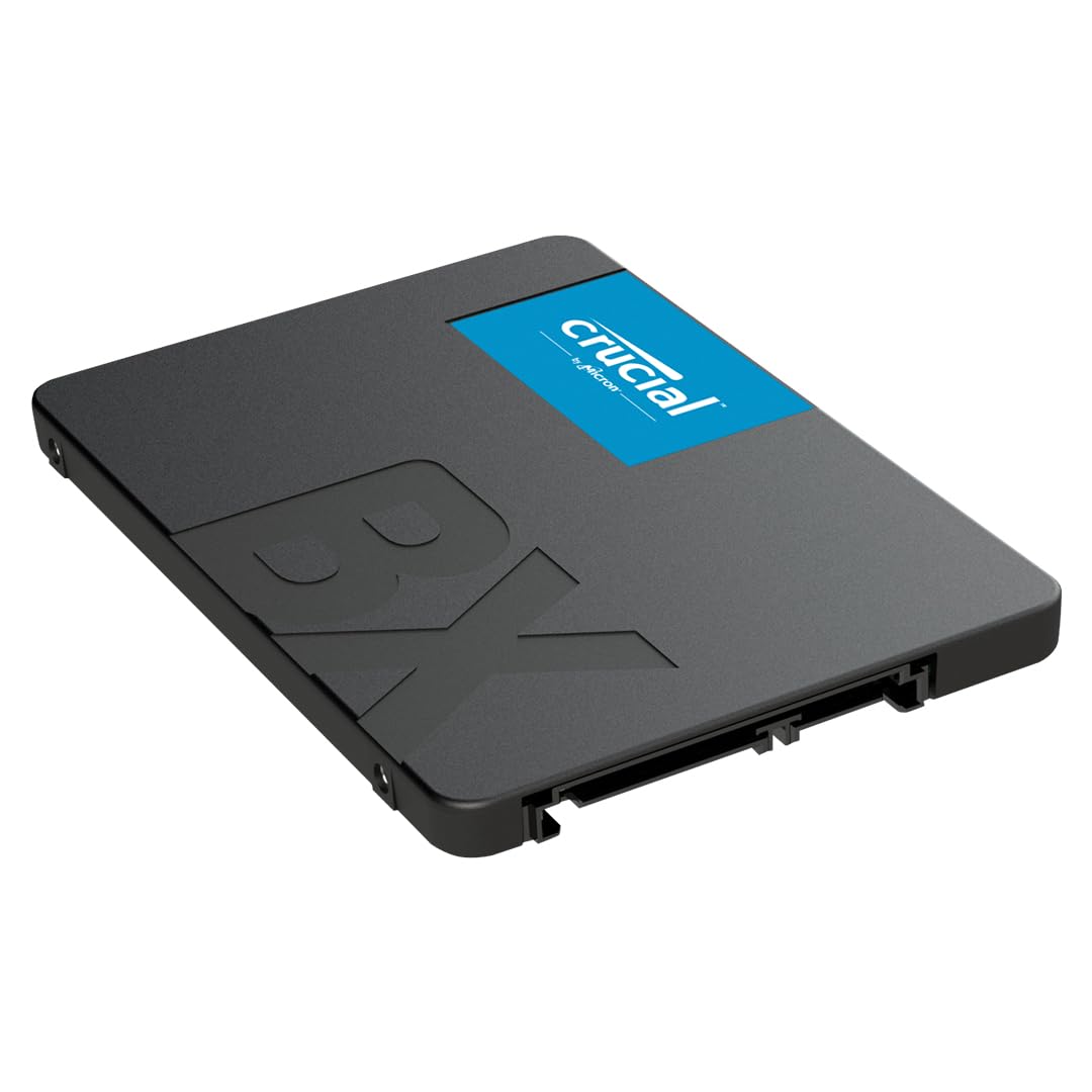 Crucial BX500 SATA SSD 1TB, 2.5" Internal SSD, Up to 540MB/s, Laptop and Desktop (PC) Compatible, 3D NAND, Dynamic Write Acceleration, Solid State Drive - CT1000BX500SSD101