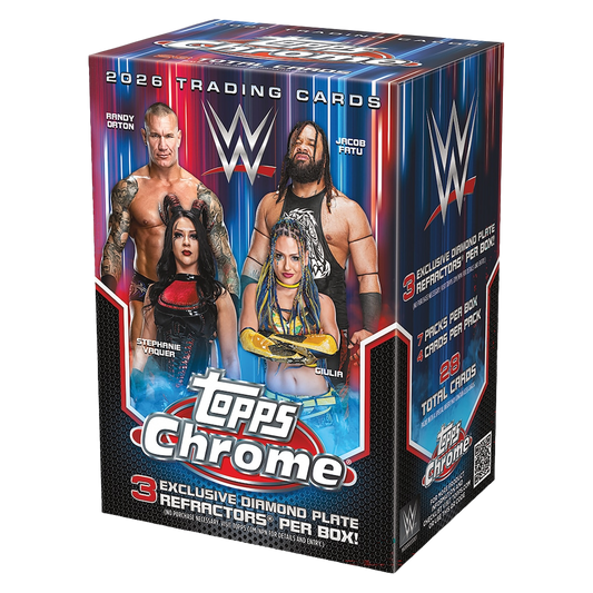 2026 Topps Chrome WWE Wrestling - Value Box - Shop at xdovtoxtgo