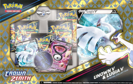Sword & Shield: Crown Zenith - Special Collection (Unown V & Lugia V) - Shop at xdovtoxtgo