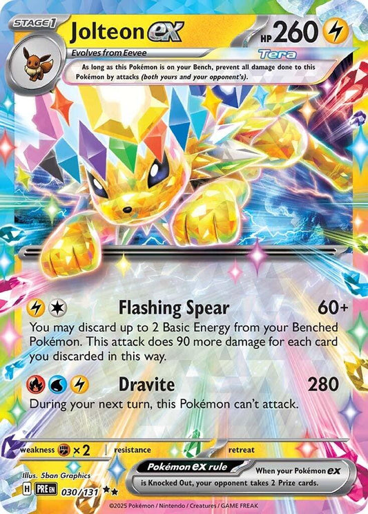 Jolteon ex (030/131) [Scarlet & Violet: Prismatic Evolutions] - Shop at xdovtoxtgo