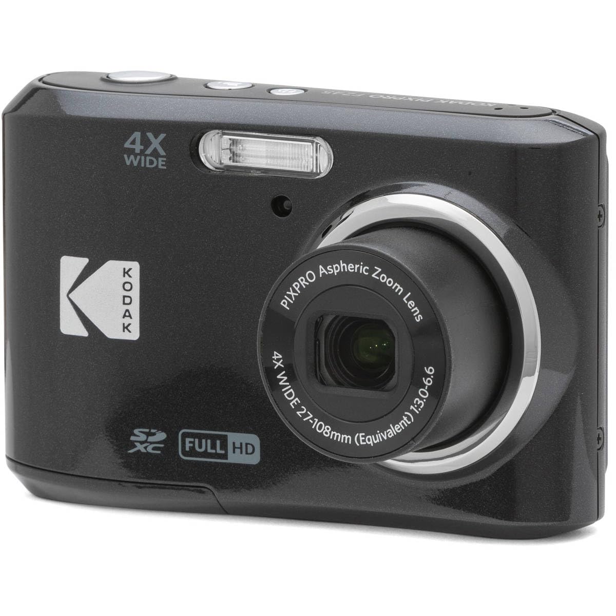 Kodak PIXPRO FZ45 16MP 4x Zoom Compact Camera - Black