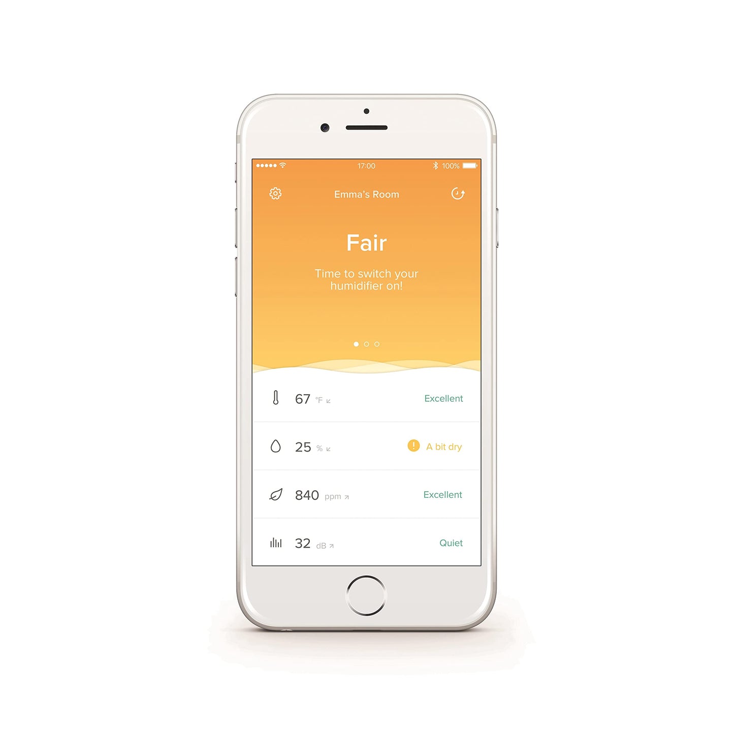 Netatmo Smart Indoor Air Quality Monitor (temperature, humidity, noise and CO2 sensors), NHC-UK