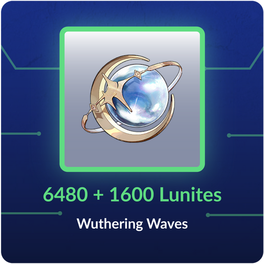 6480 + 1600 Lunites - Wuthering Waves
