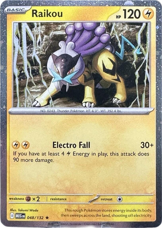 Raikou (048/132) (Cosmo Holo) [Mega Evolution: Base Set] - Shop at xdovtoxtgo