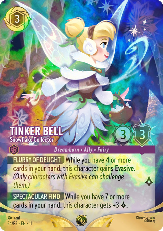 Tinker Bell - Snowflake Collector (Store Championship) (34) [Promo Cards] - Shop at xdovtoxtgo