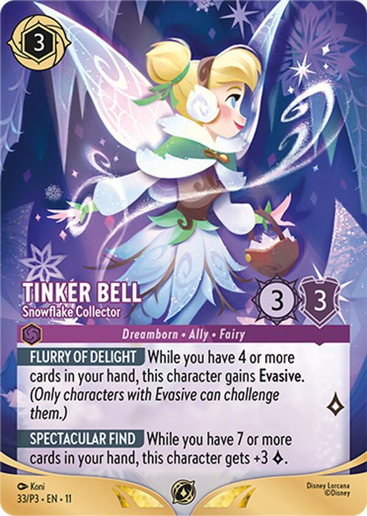 Tinker Bell - Snowflake Collector (Store Championship Participant) (33) [Promo Cards] - Shop at xdovtoxtgo