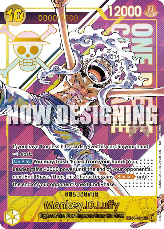 Monkey.D.Luffy (EB04-061) (Serial Numbered) [One Piece Promotion Cards] - Shop at xdovtoxtgo
