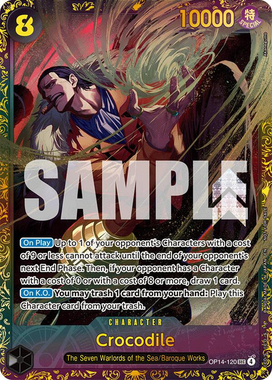 Crocodile (OP14-120) (CS26-27 Regionals Season 1) [One Piece Promotion Cards] - Shop at xdovtoxtgo