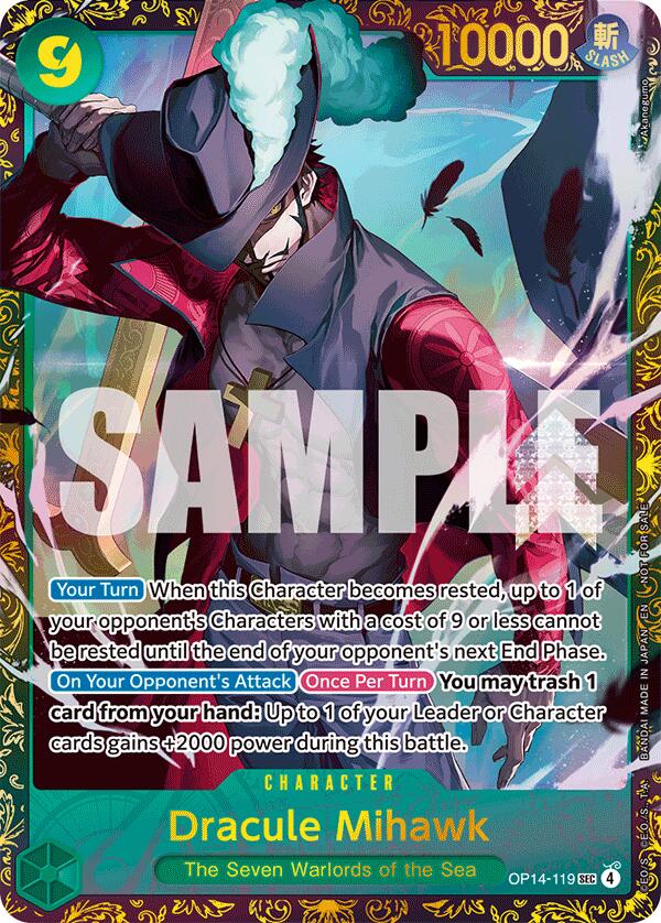 Dracule Mihawk - (CS 26-27 Regionals Season 1) [One Piece Promotion Cards] - Shop at xdovtoxtgo