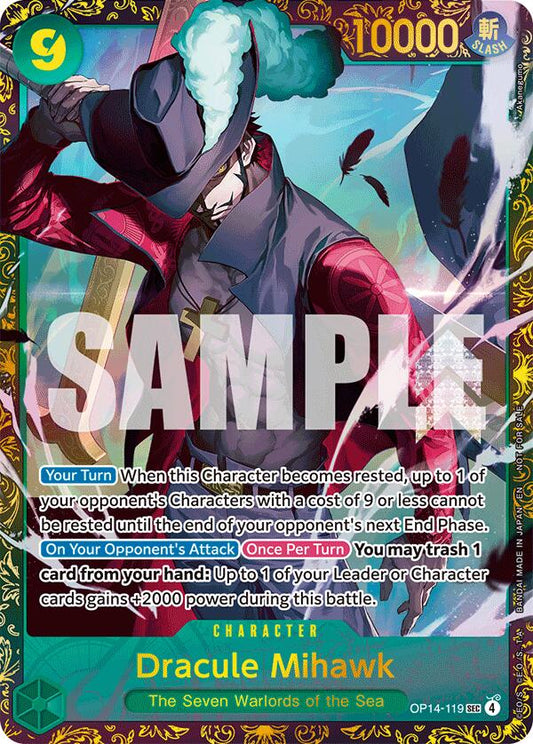 Dracule Mihawk - (CS 26-27 Regionals Season 1) [One Piece Promotion Cards] - Shop at xdovtoxtgo