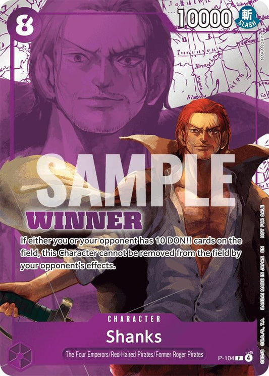 Shanks (Winner Pack 2026 Vol. 2) [One Piece Promotion Cards] - Shop at xdovtoxtgo