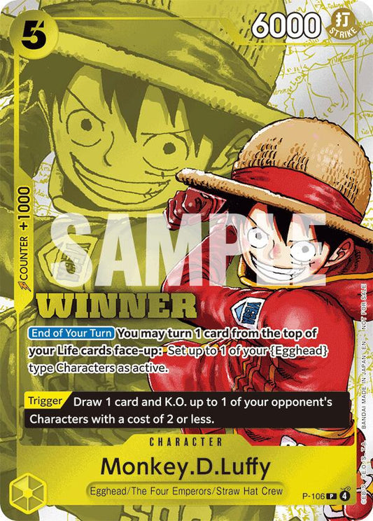 Monkey.D.Luffy (Winner Pack 2026 Vol. 2) [One Piece Promotion Cards] - Shop at xdovtoxtgo
