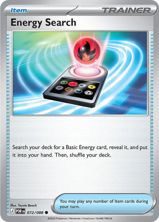 Energy Search (072/088) [Mega Evolution: Perfect Order] - Shop at xdovtoxtgo