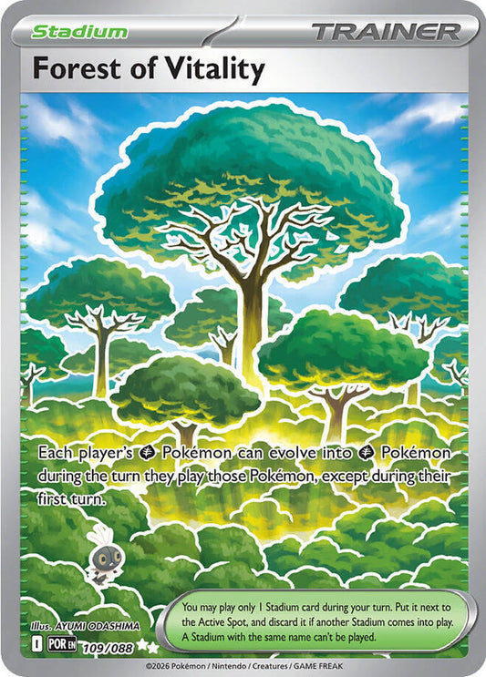 Forest of Vitality (109/088) [Mega Evolution: Perfect Order] - Shop at xdovtoxtgo