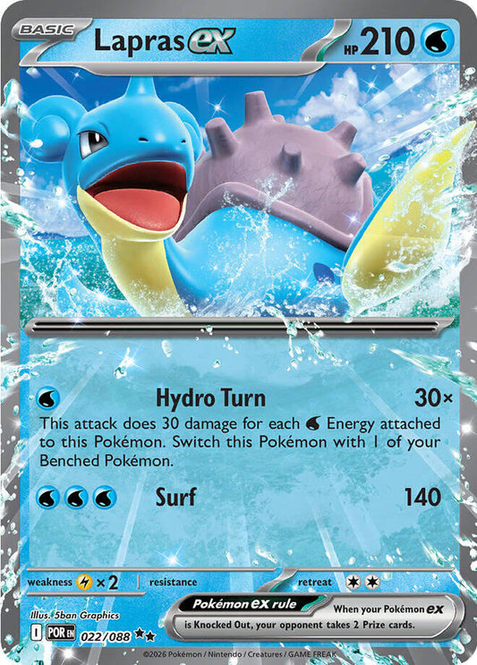 Lapras ex (022/088) [Mega Evolution: Perfect Order] - Shop at xdovtoxtgo