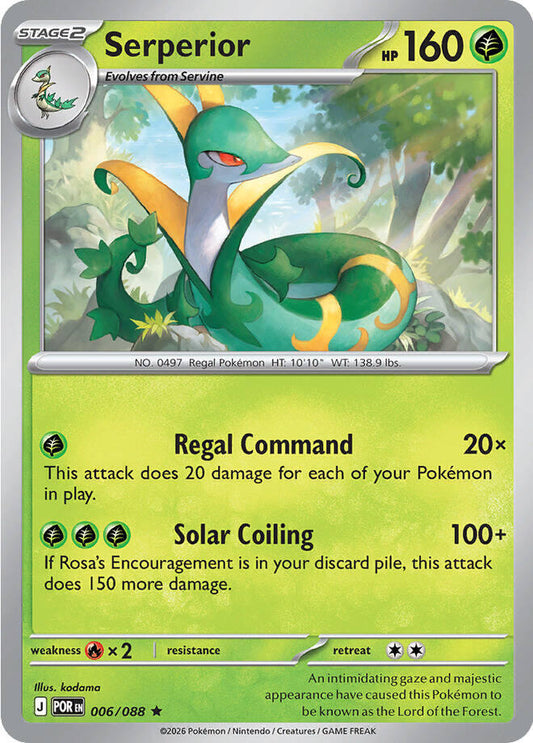 Serperior (006/088) (Deck Exclusive) [Mega Evolution: Perfect Order] - Shop at xdovtoxtgo