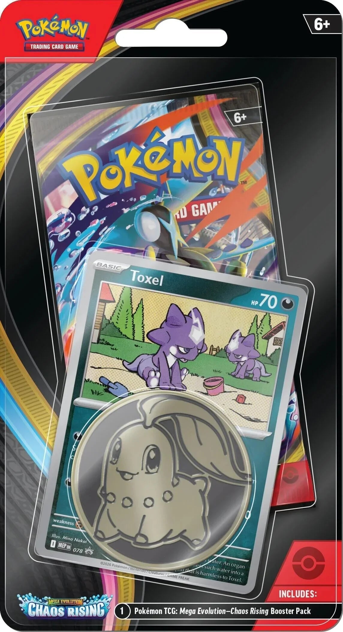 Mega Evolution: Chaos Rising Single Pack Blister (Toxel) - Shop at xdovtoxtgo