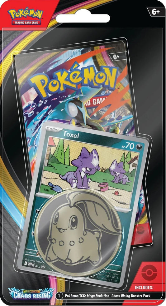 Mega Evolution: Chaos Rising Single Pack Blister (Toxel) - Shop at xdovtoxtgo