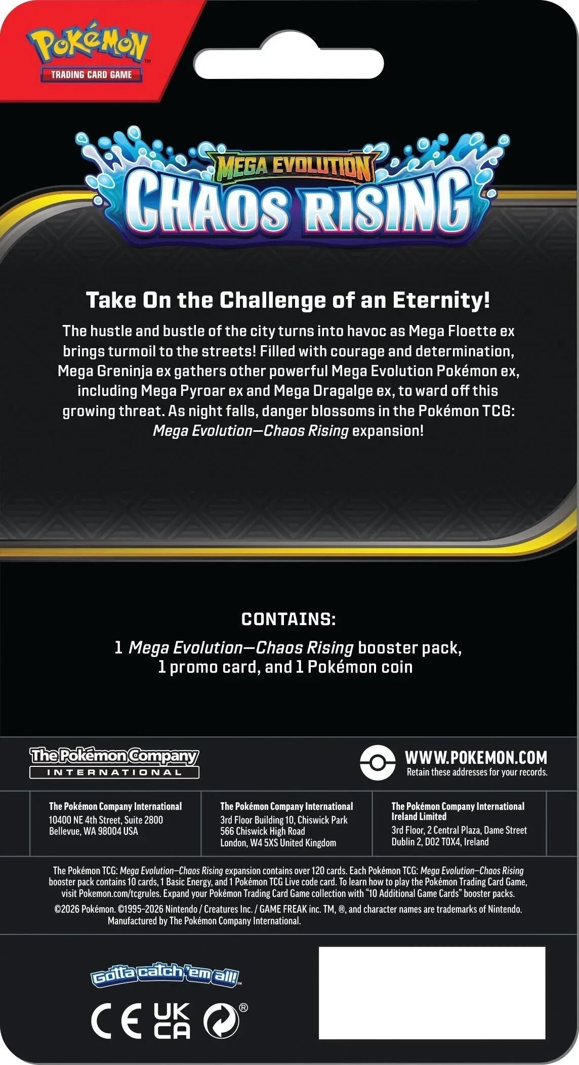 Mega Evolution: Chaos Rising Single Pack Blister (Toxel) - Shop at xdovtoxtgo