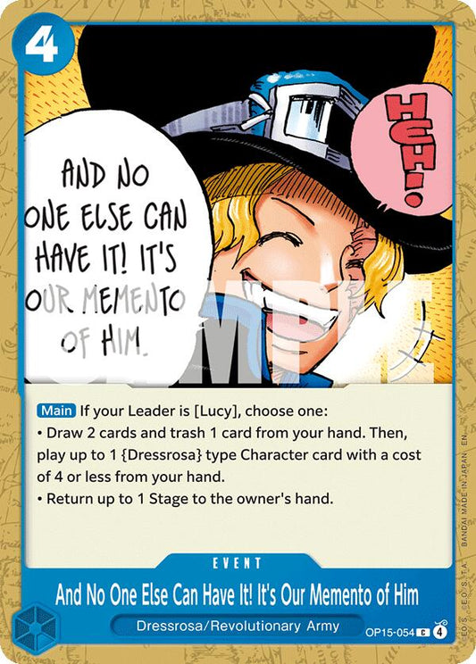 And No One Else Can Have It! It's Our Memento of Him [Adventure on Kami's Island] - Shop at xdovtoxtgo