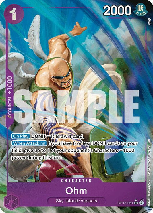 Ohm (Alternate Art) [Adventure on Kami's Island] - Shop at xdovtoxtgo