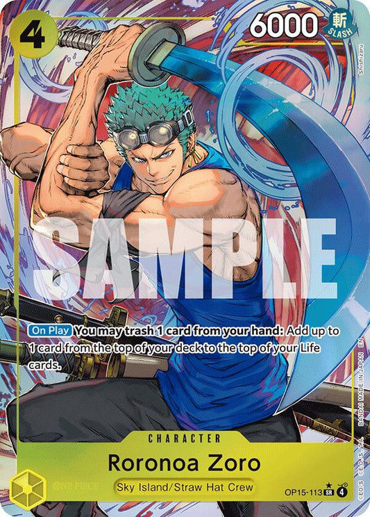 Roronoa Zoro (Alternate Art) [Adventure on Kami's Island] - Shop at xdovtoxtgo