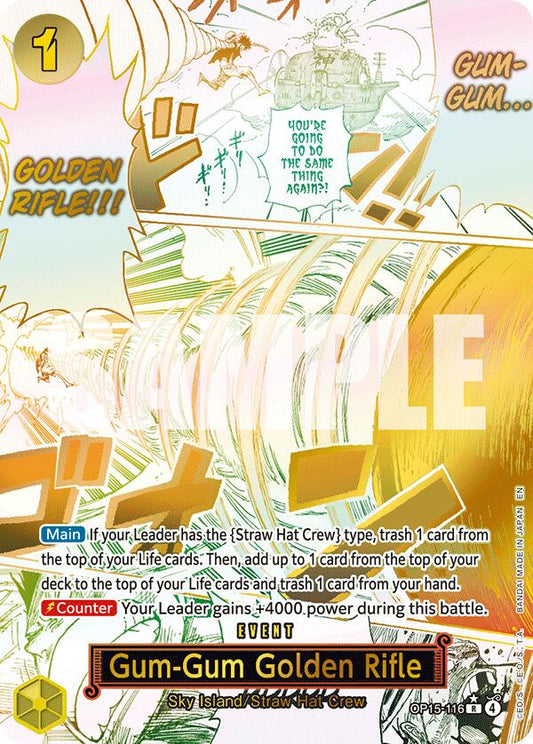 Gum-Gum Golden Rifle (Alternate Art) [Adventure on Kami's Island] - Shop at xdovtoxtgo