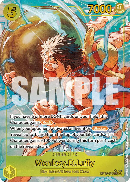 Monkey.D.Luffy (Alternate Art) [Adventure on Kami's Island] - Shop at xdovtoxtgo