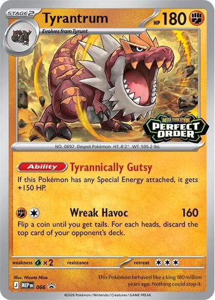 Tyrantrum (066) [Mega Evolution Promo] - Shop at xdovtoxtgo