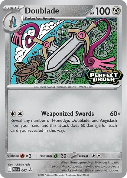 Doublade (067) [Mega Evolution Promo] - Shop at xdovtoxtgo