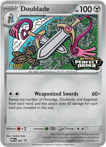 Doublade (067) [Staff] [Mega Evolution Promo] - Shop at xdovtoxtgo