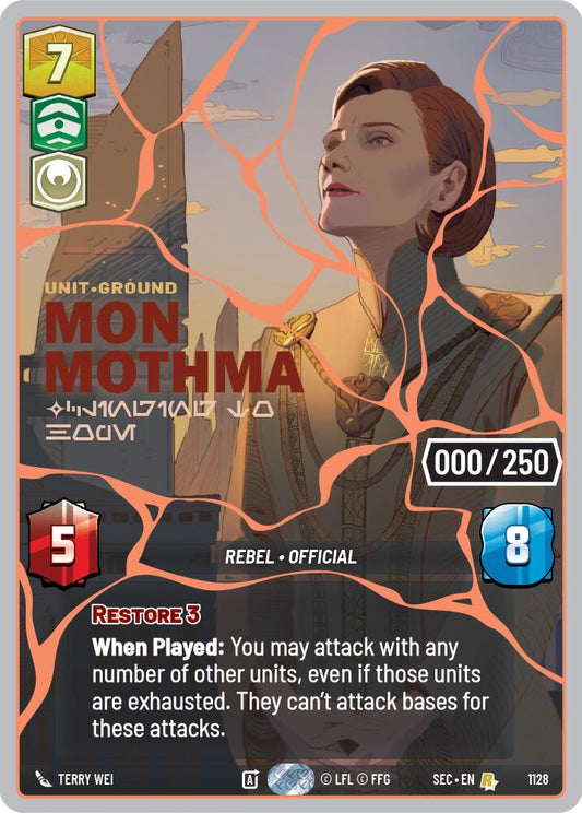 Mon Mothma - Clinging to Hope (1128) (Serialized) (Rose Gold) (1128) [Secrets of Power] - Shop at xdovtoxtgo