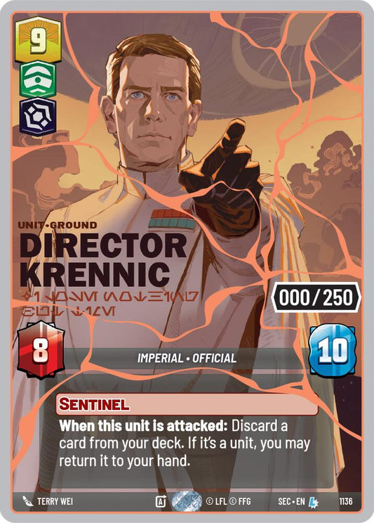 Director Krennic - I Lose Nothing But Time (1136) (Serialized) (Rose Gold) (1136) [Secrets of Power] - Shop at xdovtoxtgo