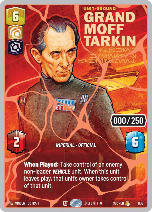 Grand Moff Tarkin - Taking Krennic's Achievement (1139) (Serialized) (Rose Gold) (1139) [Secrets of Power] - Shop at xdovtoxtgo