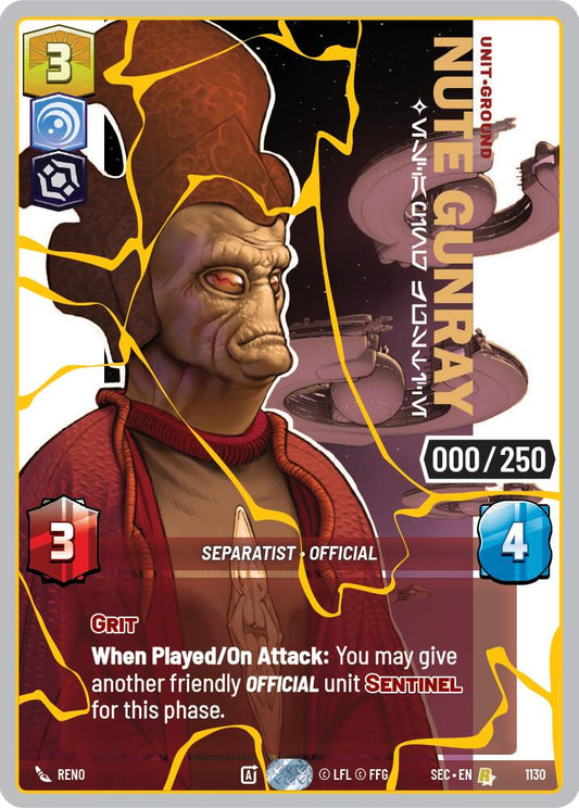 Nute Gunray - Escaping Justice (1130) (Serialized) (Gold) (1130) [Secrets of Power] - Shop at xdovtoxtgo