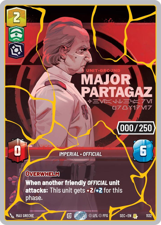 Major Partagaz - Healthcare Provider (1132) (Serialized) (Gold) (1132) [Secrets of Power] - Shop at xdovtoxtgo