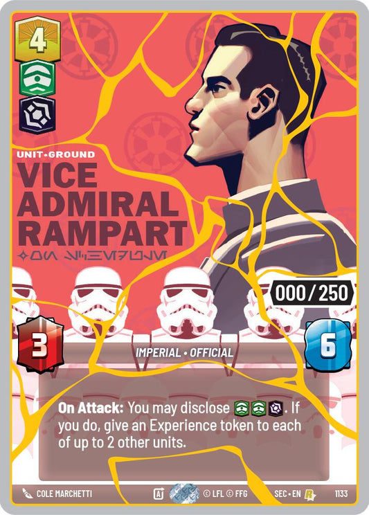 Vice Admiral Rampart - On Schedule (1133) (Serialized) (Gold) (1133) [Secrets of Power] - Shop at xdovtoxtgo