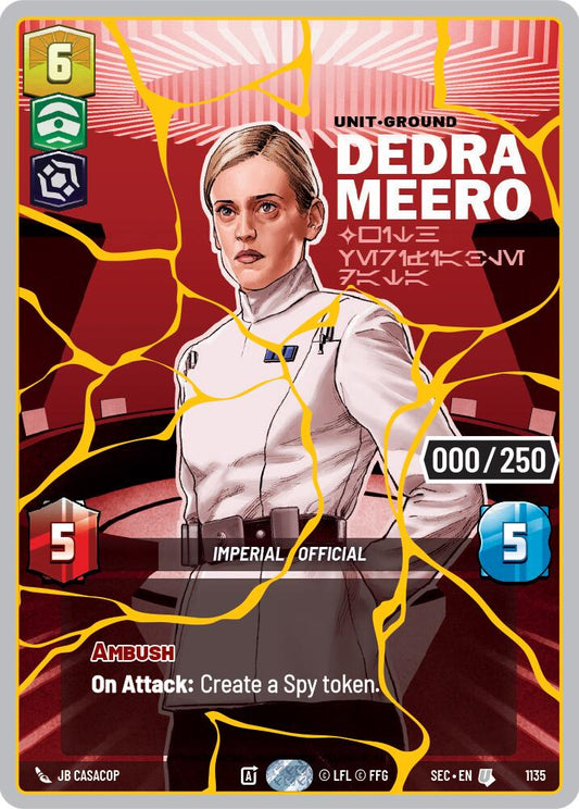 Dedra Meero - With Verifiable Data (1135) (Serialized) (Gold) (1135) [Secrets of Power] - Shop at xdovtoxtgo