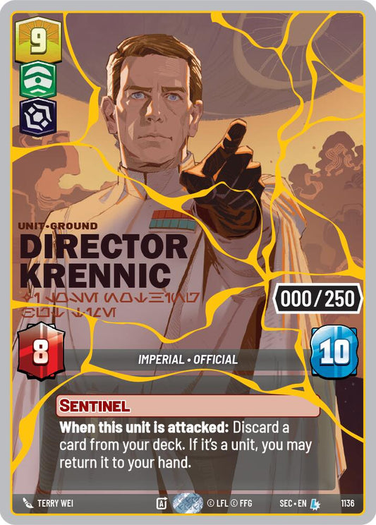 Director Krennic - I Lose Nothing But Time (1136) (Serialized) (Gold) (1136) [Secrets of Power] - Shop at xdovtoxtgo