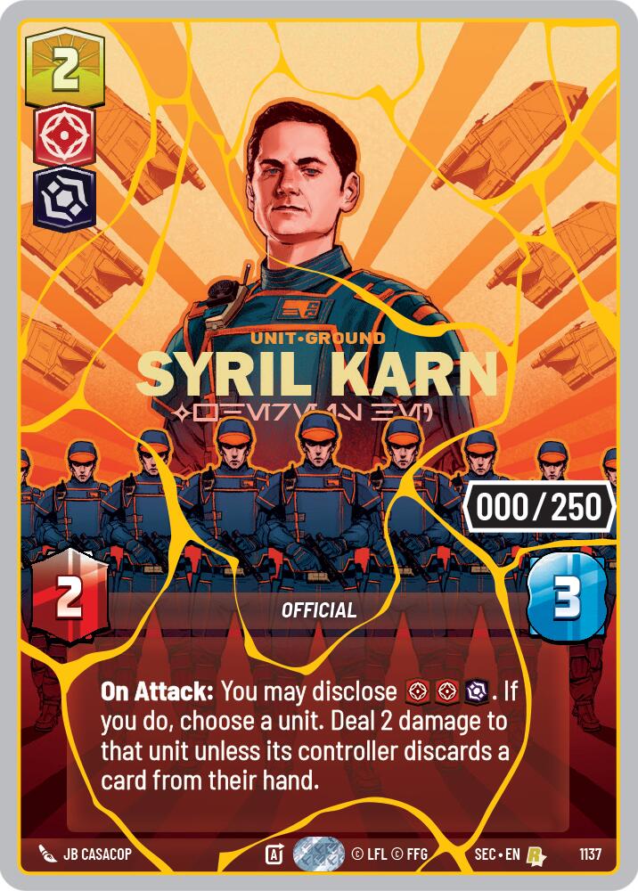 Syril Karn - Where Is He? (1137) (Serialized) (Gold) (1137) [Secrets of Power] - Shop at xdovtoxtgo