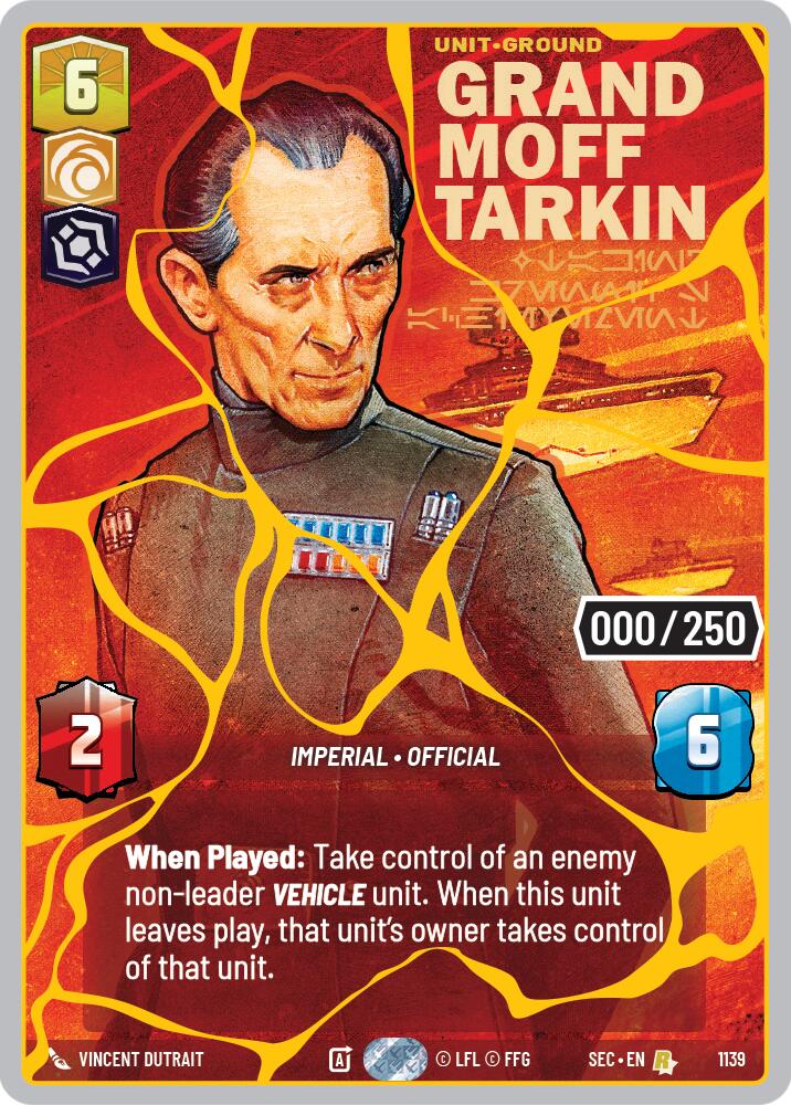 Grand Moff Tarkin - Taking Krennic's Achievement (1139) (Serialized) (Gold) (1139) [Secrets of Power] - Shop at xdovtoxtgo