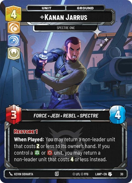 Kanan Jarrus - Spectre One (30) (Foil) (30) [A Lawless Time: Weekly Play] - Shop at xdovtoxtgo