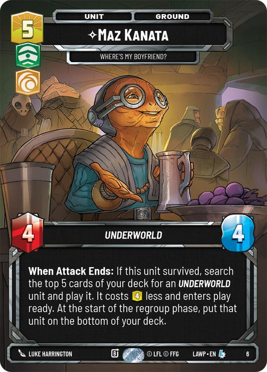 Maz Kanata - Where's My Boyfriend? (6) (6) [A Lawless Time: Weekly Play] - Shop at xdovtoxtgo