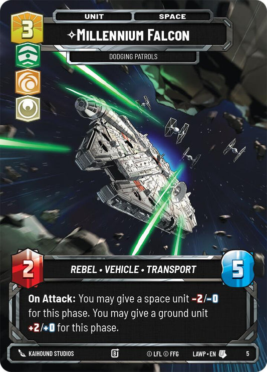 Millennium Falcon - Dodging Patrols (5) (5) [A Lawless Time: Weekly Play] - Shop at xdovtoxtgo