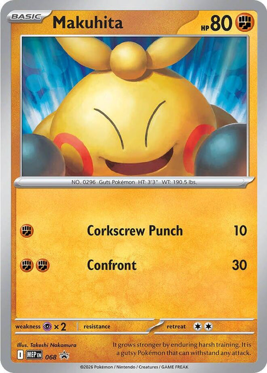 Makuhita (068) (Cosmos Holo) [Mega Evolution Promo] - Shop at xdovtoxtgo