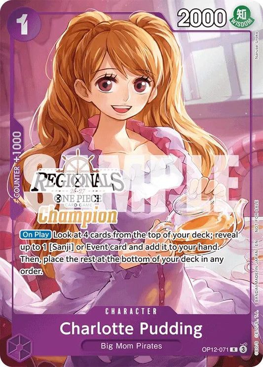 Charlotte Pudding (Regionals Champion Card Set 26-27) [One Piece Promotion Cards] - Shop at xdovtoxtgo