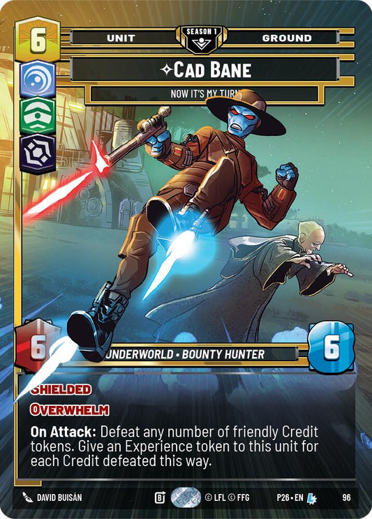 Cade Bane - Now It's My Turn (96) (96) [Sector and Regional Promos: Season 1] - Shop at xdovtoxtgo