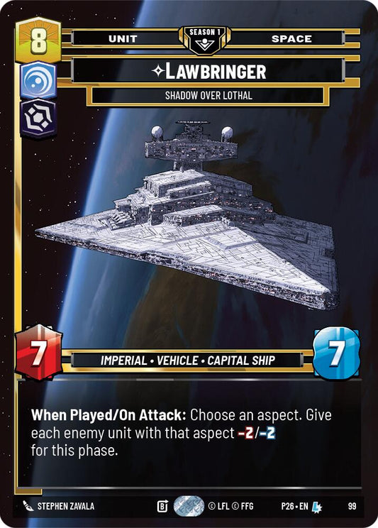 Lawbringer - Shadow Over Lothal (99) (99) [Sector and Regional Promos: Season 1] - Shop at xdovtoxtgo