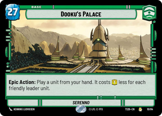 Dooku's Palace (10/84) (10/84) [Twin Suns] - Shop at xdovtoxtgo