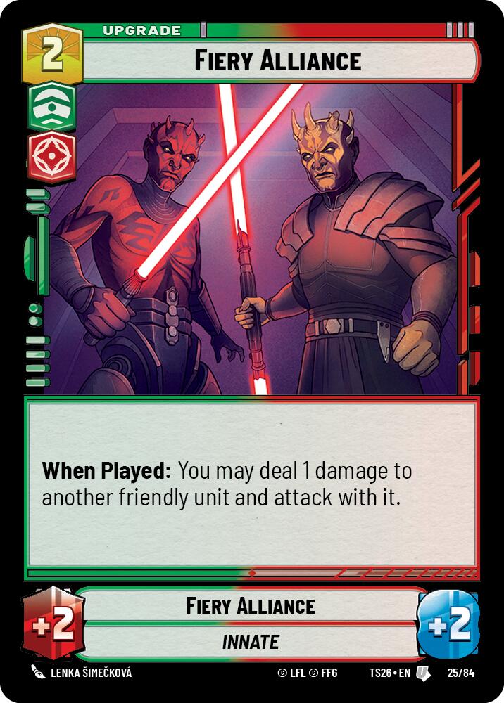 Fiery Alliance (25/84) (25/84) [Twin Suns] - Shop at xdovtoxtgo